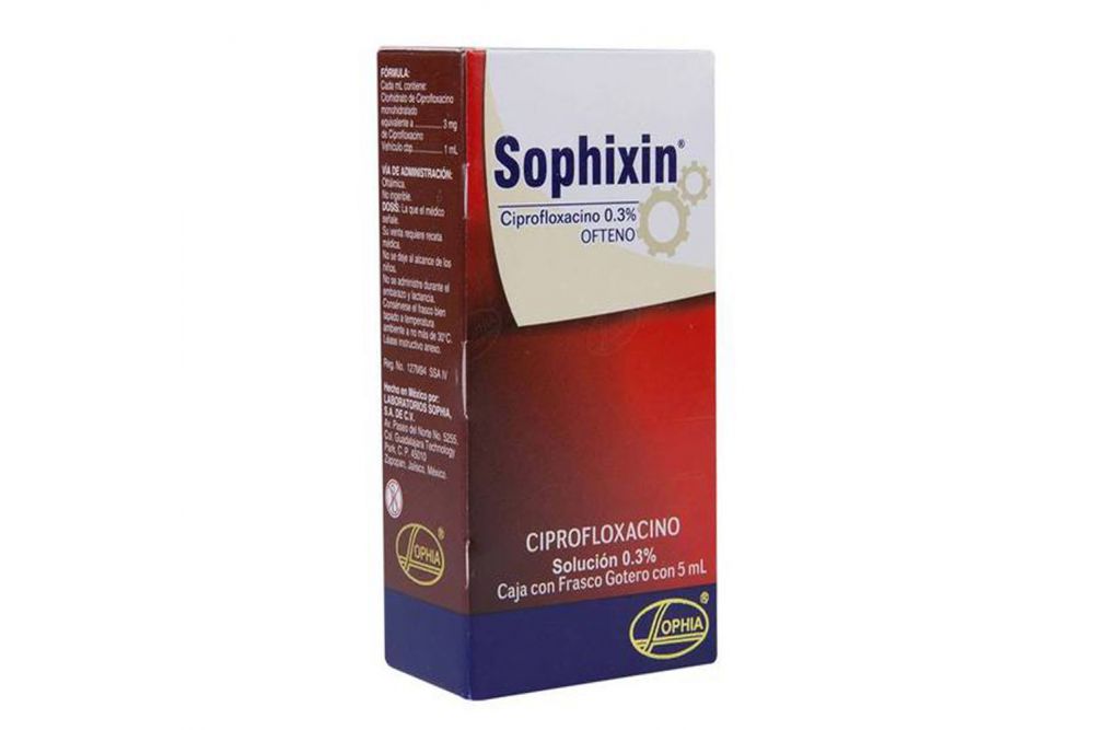Sophixin Ofteno Solución 0.3% Frasco Gotero Con 5mL
