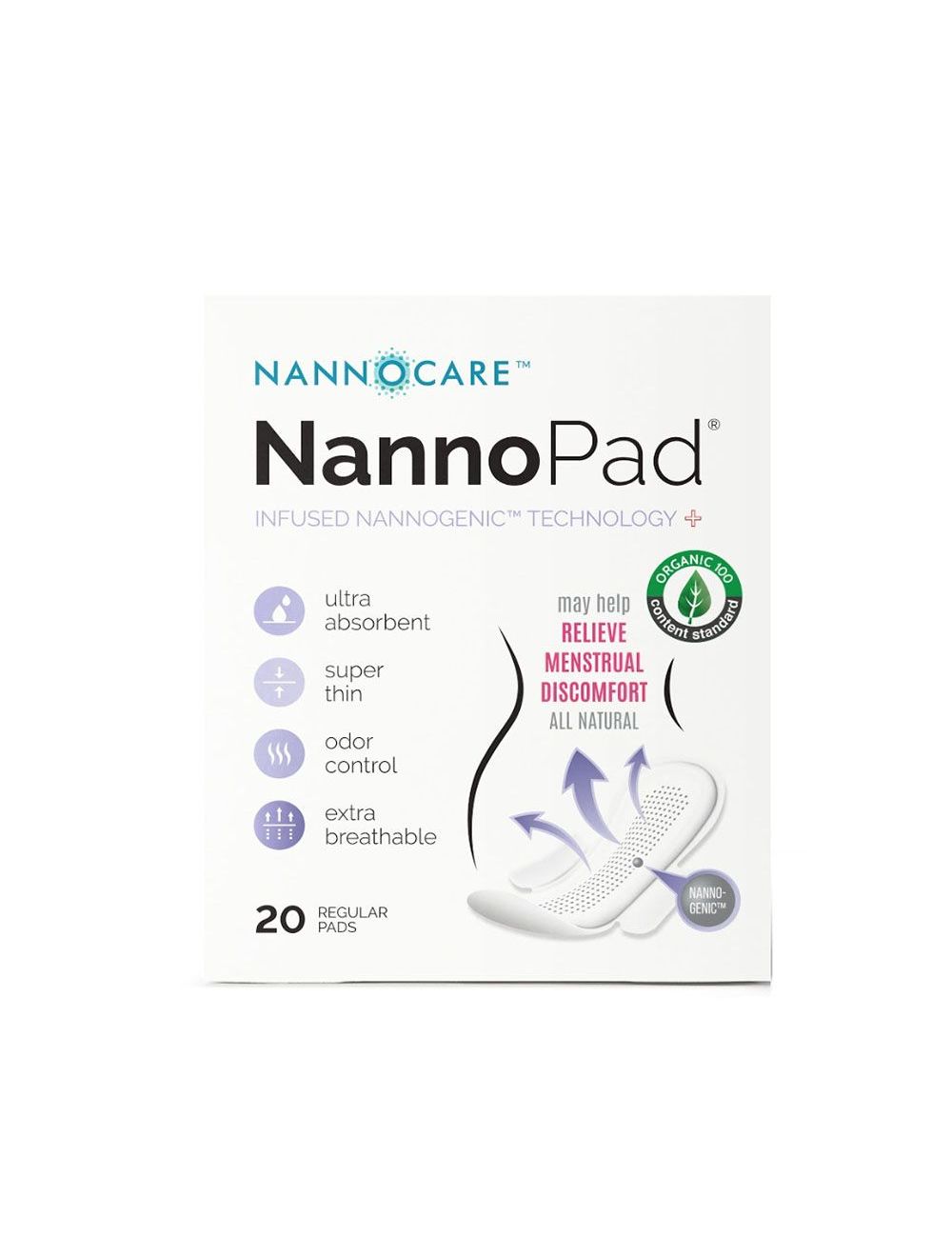 Nannopad Regular Caja Con 20 Piezas Nannopad Regular Caja Con 20 Piezas