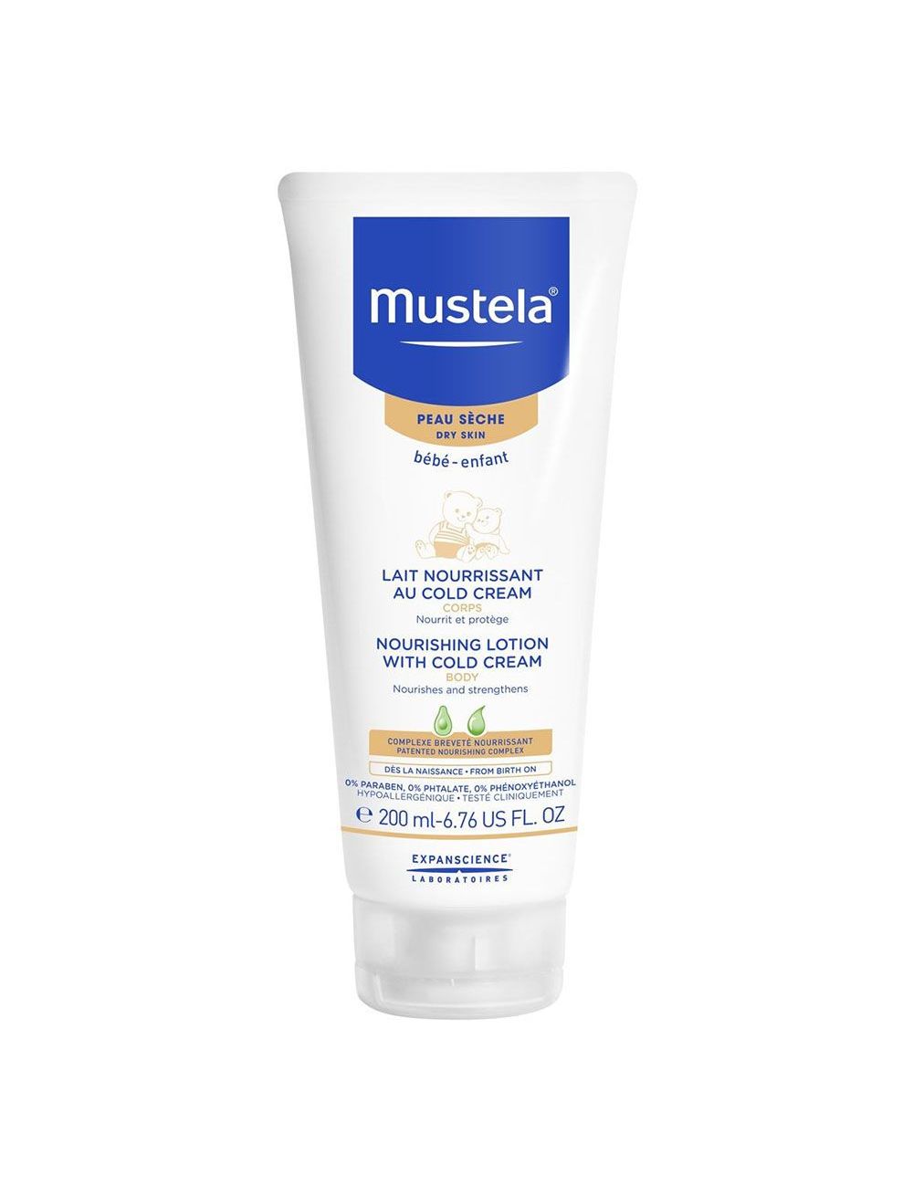Mustela Loción Corporal Cold Cream Tubo Con 200 mL Mustela Loción Corporal Cold Cream Tubo Con 200 mL