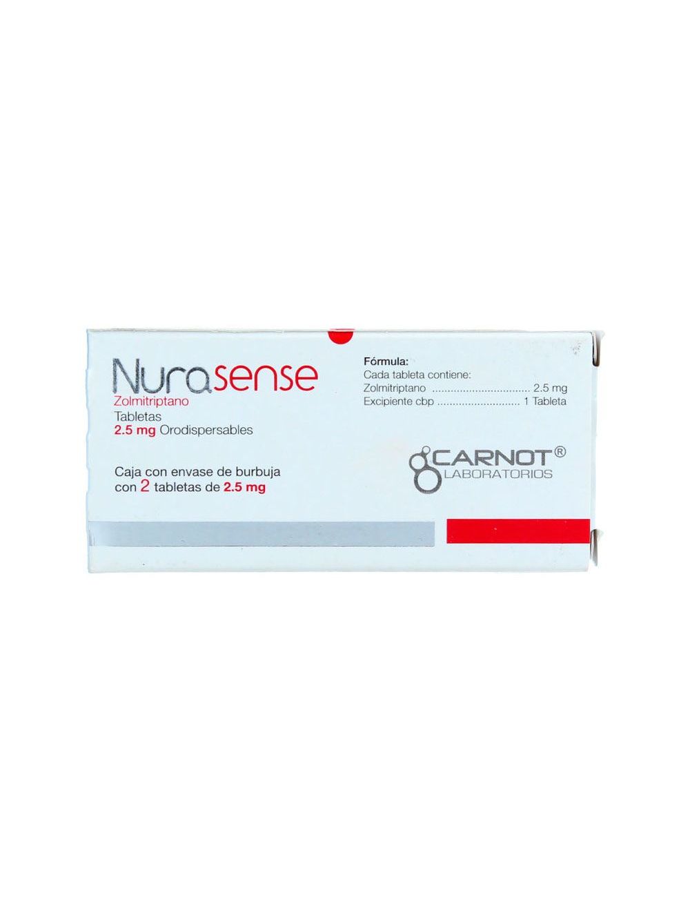 Nurasense 2.5 mg Caja Con 2 Tabletas