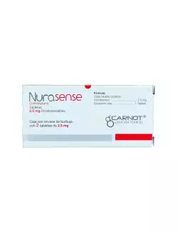 Nurasense 2.5 mg Caja Con 2 Tabletas