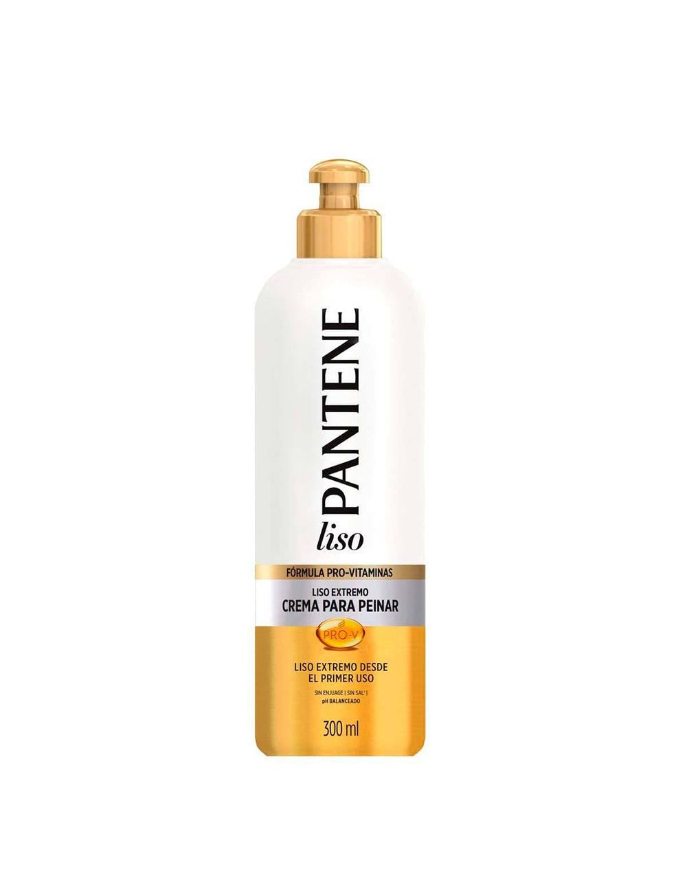 Crema Para Peinar Pantene Liso Extremo Envase Con 300 mL Crema Para Peinar Pantene Liso Extremo Envase Con 300 mL