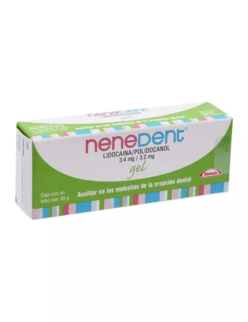 Nenedent Gel 3.4 mg / 3.2 mg Caja Con Tubo Con 10 g