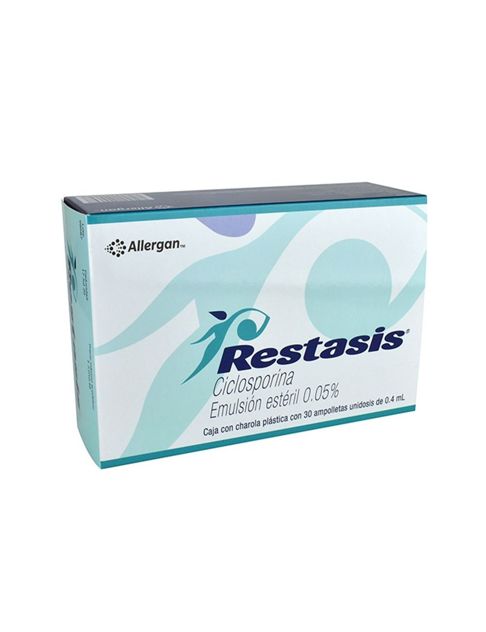 Restasis® 0.05% (Ciclosporina) - 30 Ampolletas Unidosis de 0.4 ml - Allergan