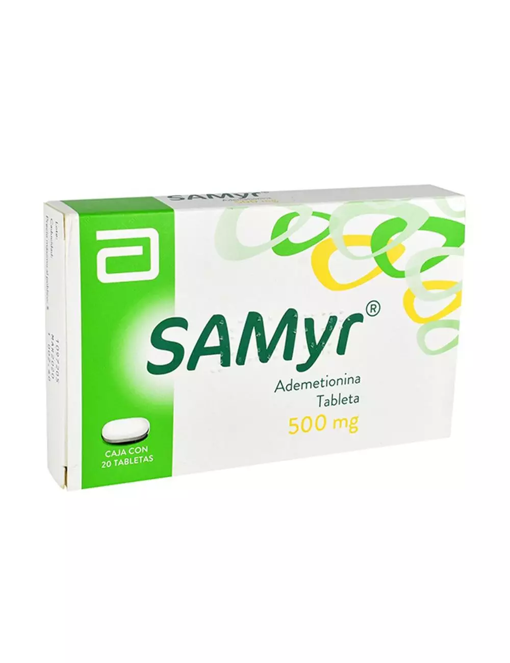 Samyr 500 mg Caja Con 20 Tabletas