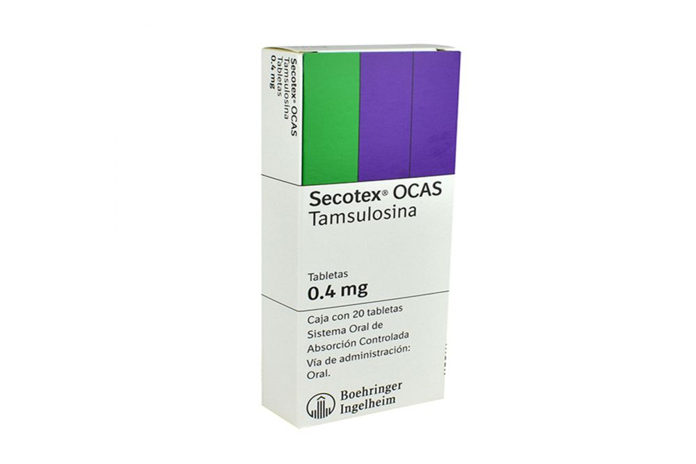 Secotex ocas 0.4 mg Caja Con 20 Tabletas