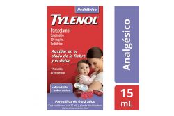 Tylenol Pediátrico 100mg/mL Caja Con Frasco Con 15 mL