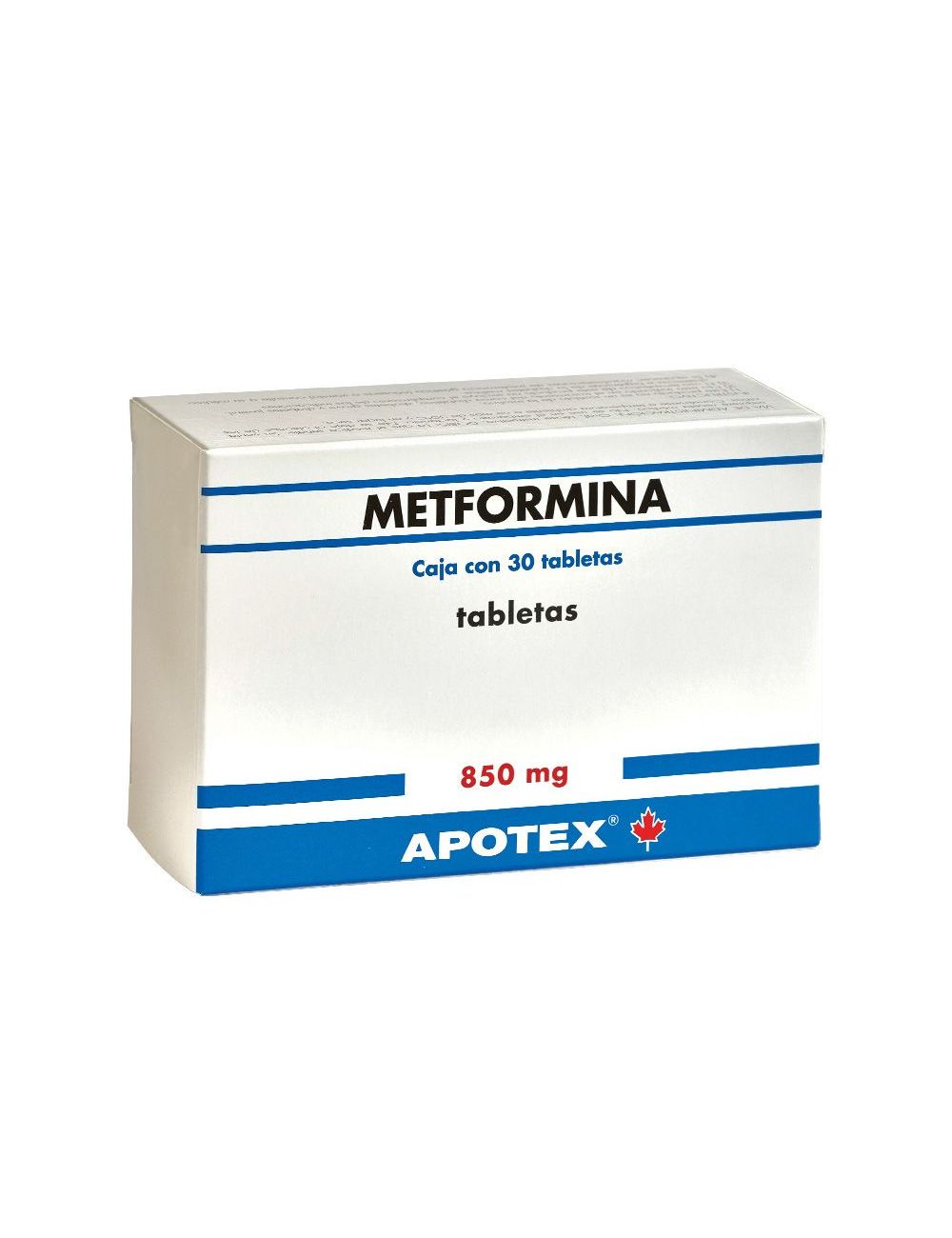 Metformina 850 mg Caja Con Blíster Con 30 Tabletas Three Pack Metformina 850 mg Caja Con Blíster Con 30 Tabletas Three Pack