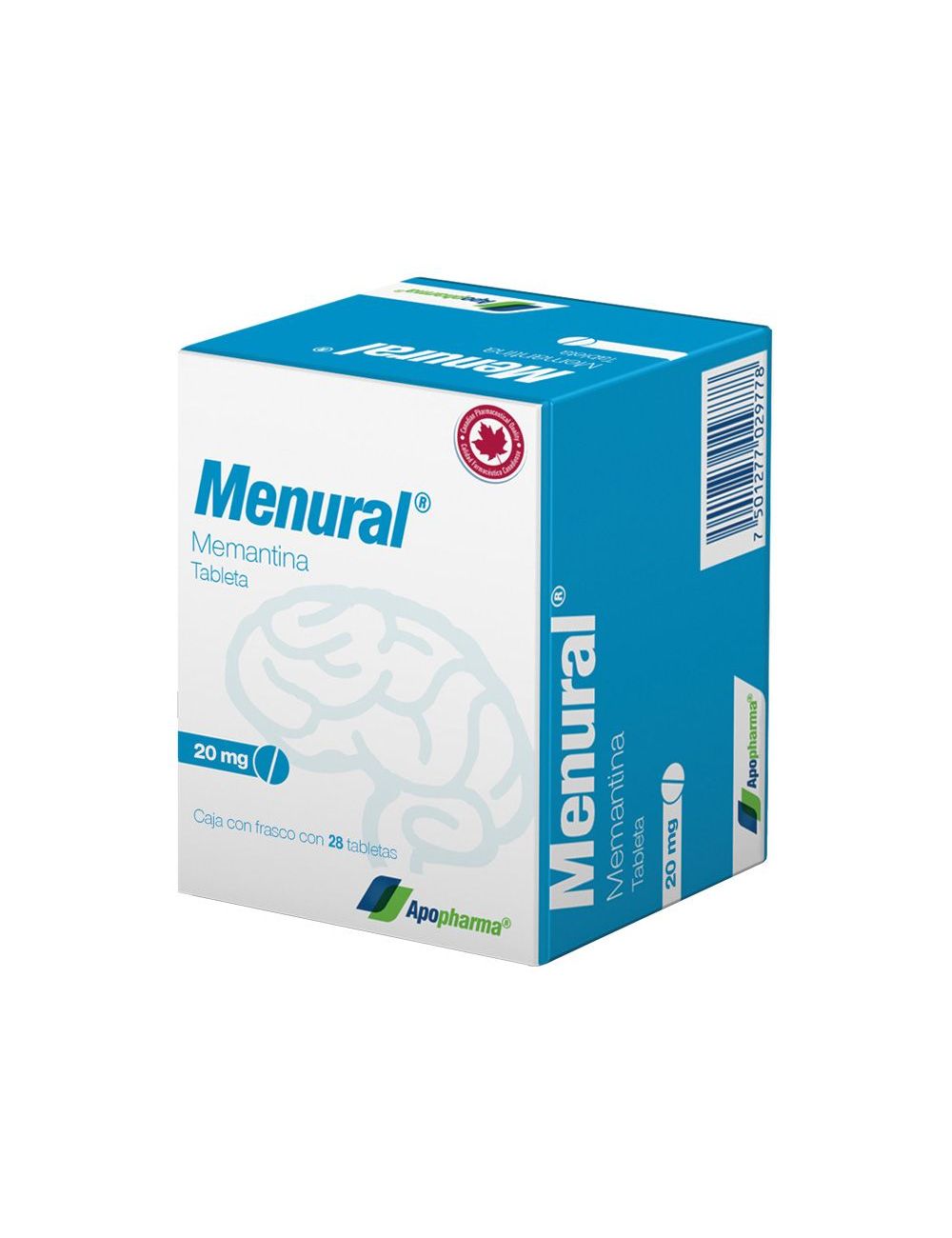 Menural 20 mg Caja Con Frasco Con 28 Tabletas Menural 20 mg Caja Con Frasco Con 28 Tabletas