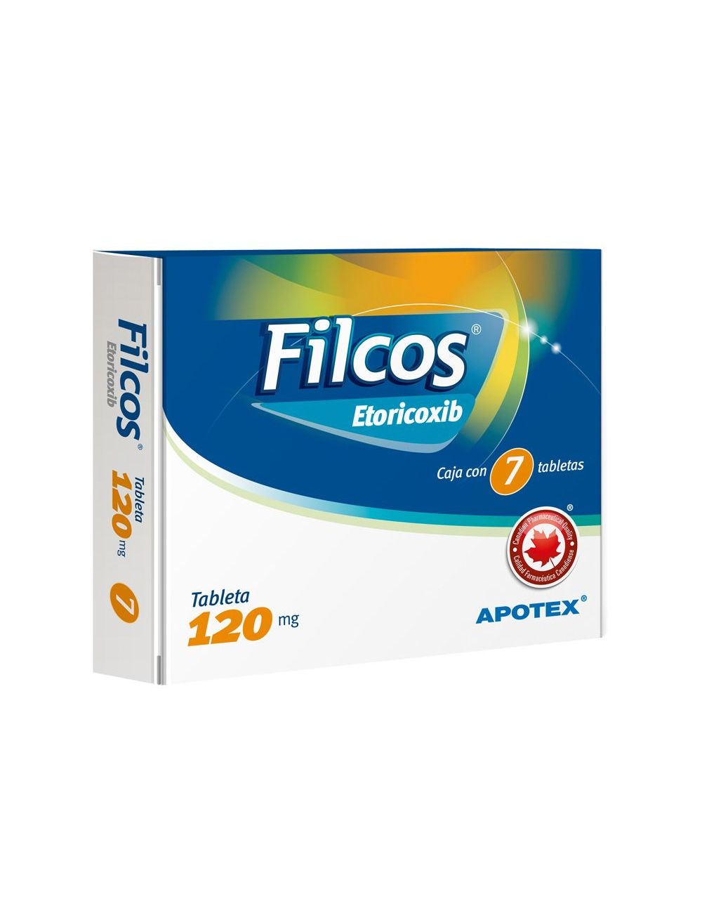 Filcos 120 mg Caja Con Blíster Con 7 Tabletas Filcos 120 mg Caja Con Blíster Con 7 Tabletas
