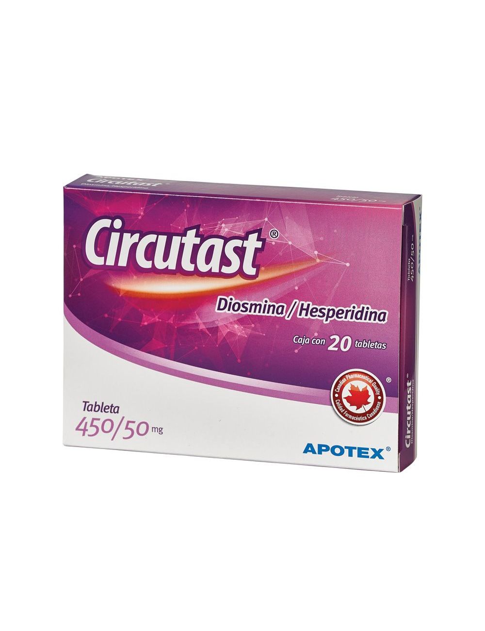 Circutast 450 mg/ 50 mg Caja Con Blíster Con 20 Tabletas Circutast 450 mg/ 50 mg Caja Con Blíster Con 20 Tabletas