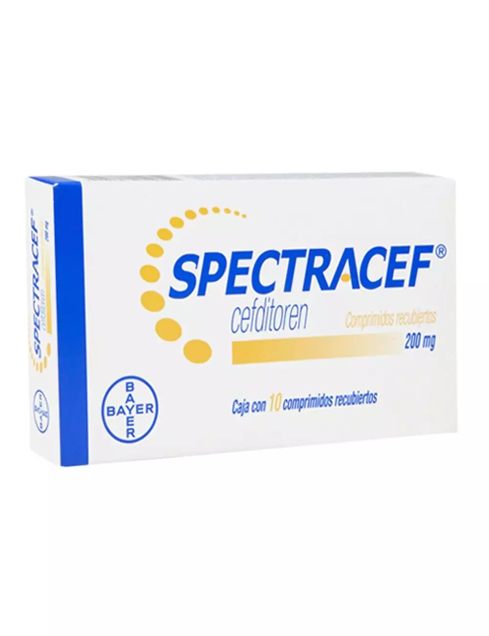 Spectracef 200 mg Con 10 Comprimidos Recubiertos - RX2