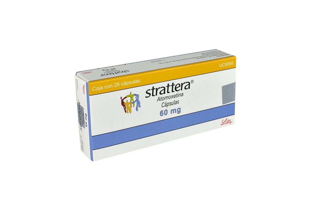 Strattera 60 mg Con 28 Cápsulas