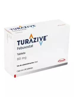 Turazive 80 mg Caja Con 28 Tabletas