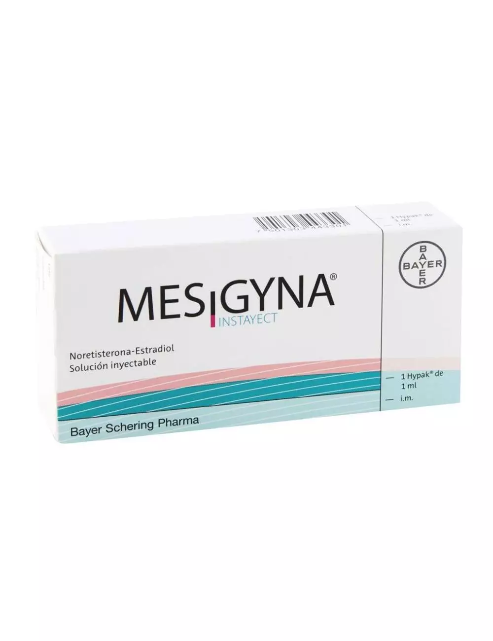 Mesigyna Instayect 50 mg Solución Inyectable Caja Con 1 Jeringa