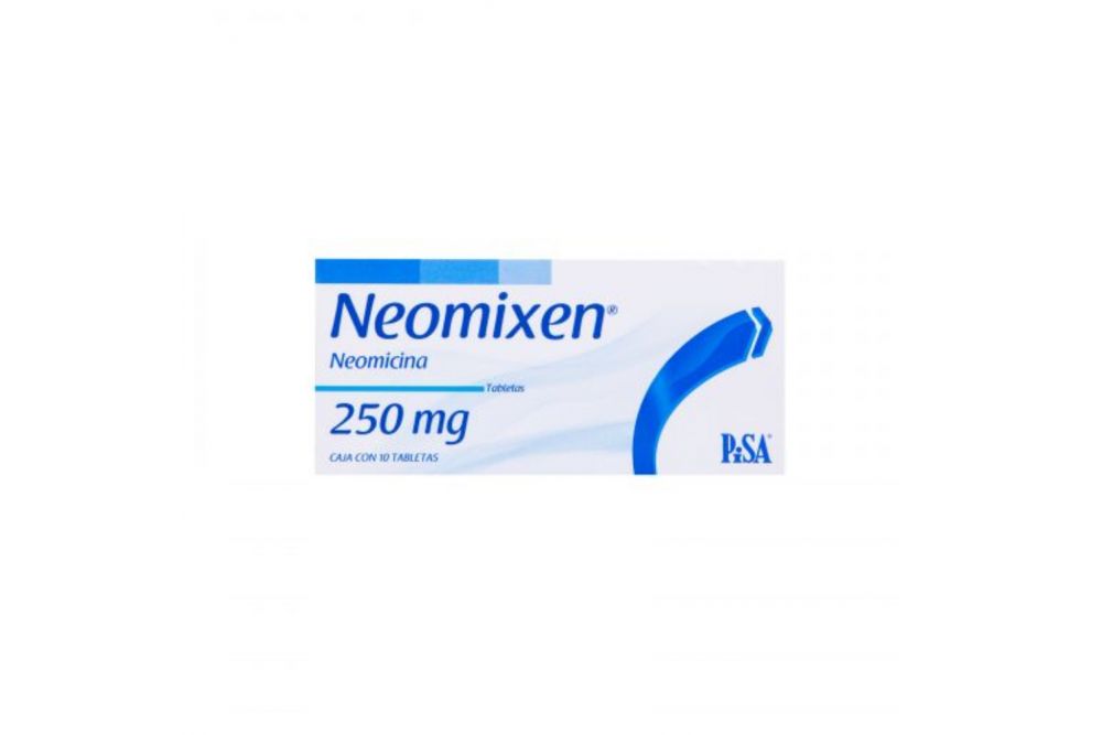 Neomixen 250 mg Caja Con 10 Tabletas RX2