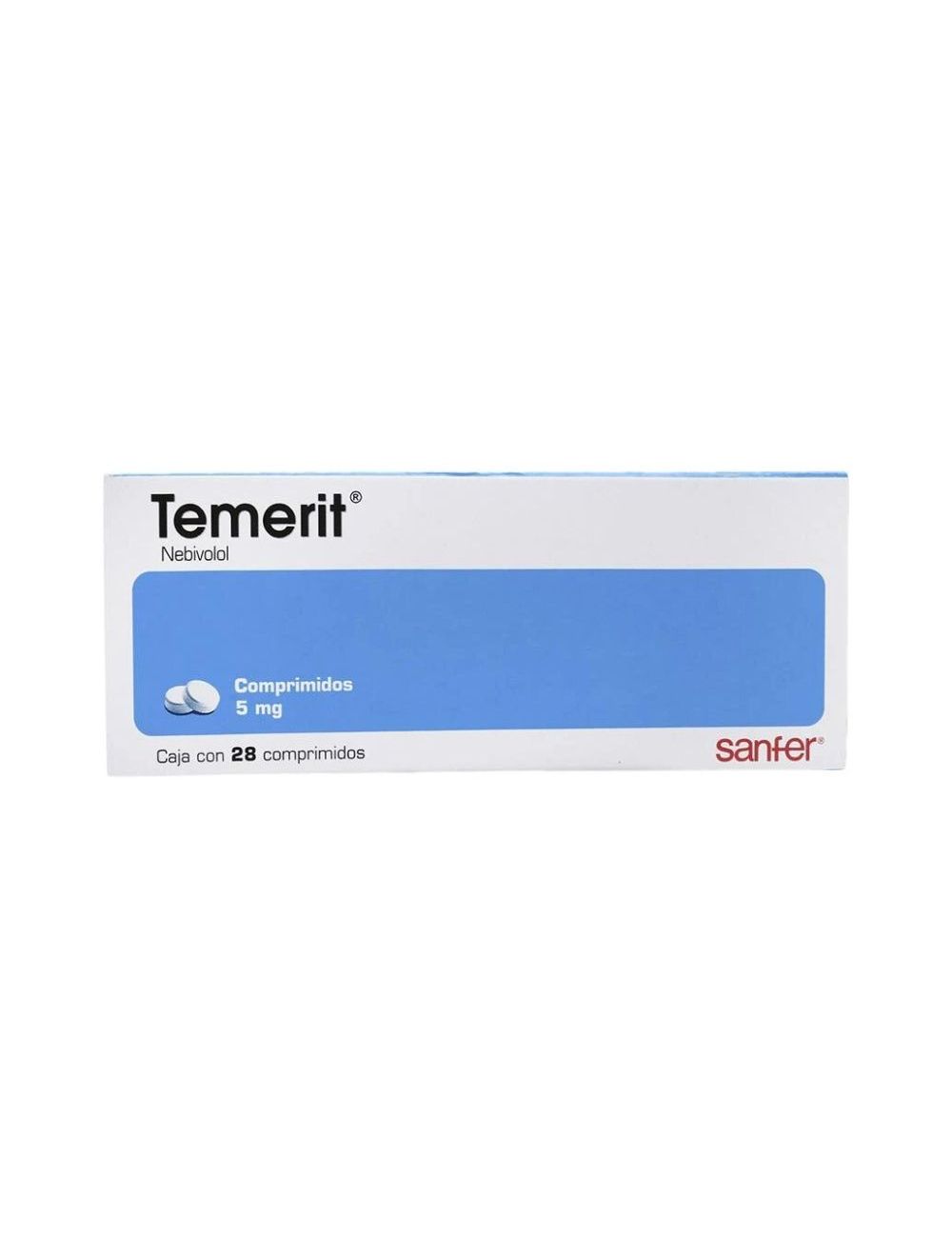 Temerit 5 mg Caja Con 28 Tabletas Temerit 5 mg Caja Con 28 Tabletas