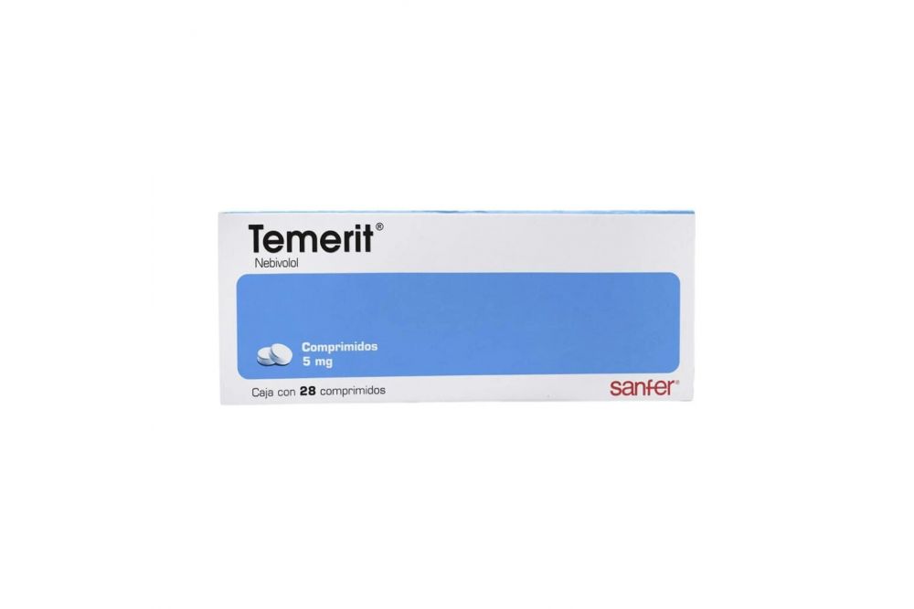 Temerit 5 mg Caja Con 28 Tabletas