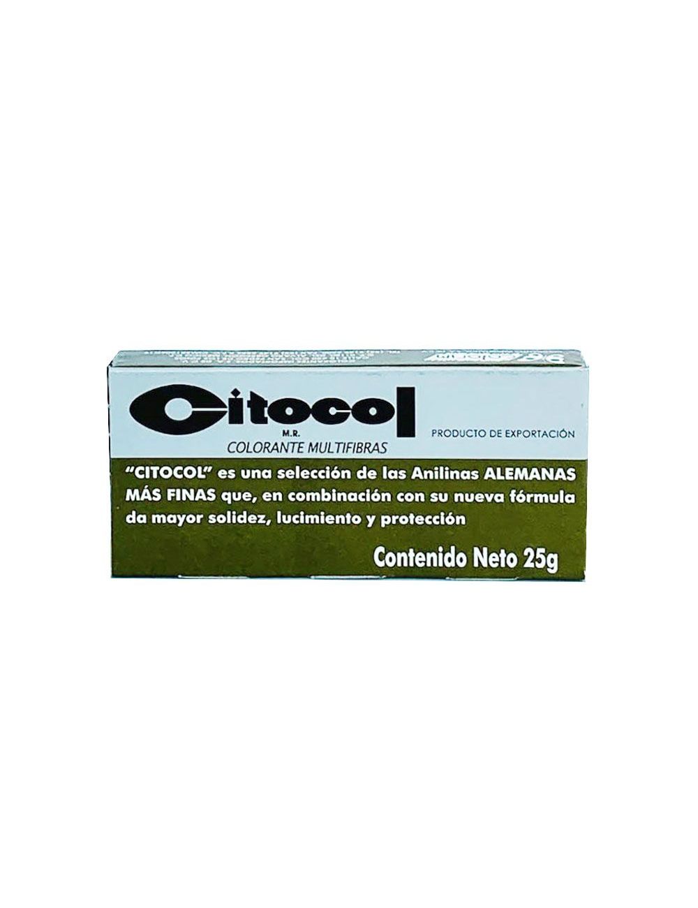 Citicol Colorante Multifibras Pastilla Con 25 G Verde Oliva 46