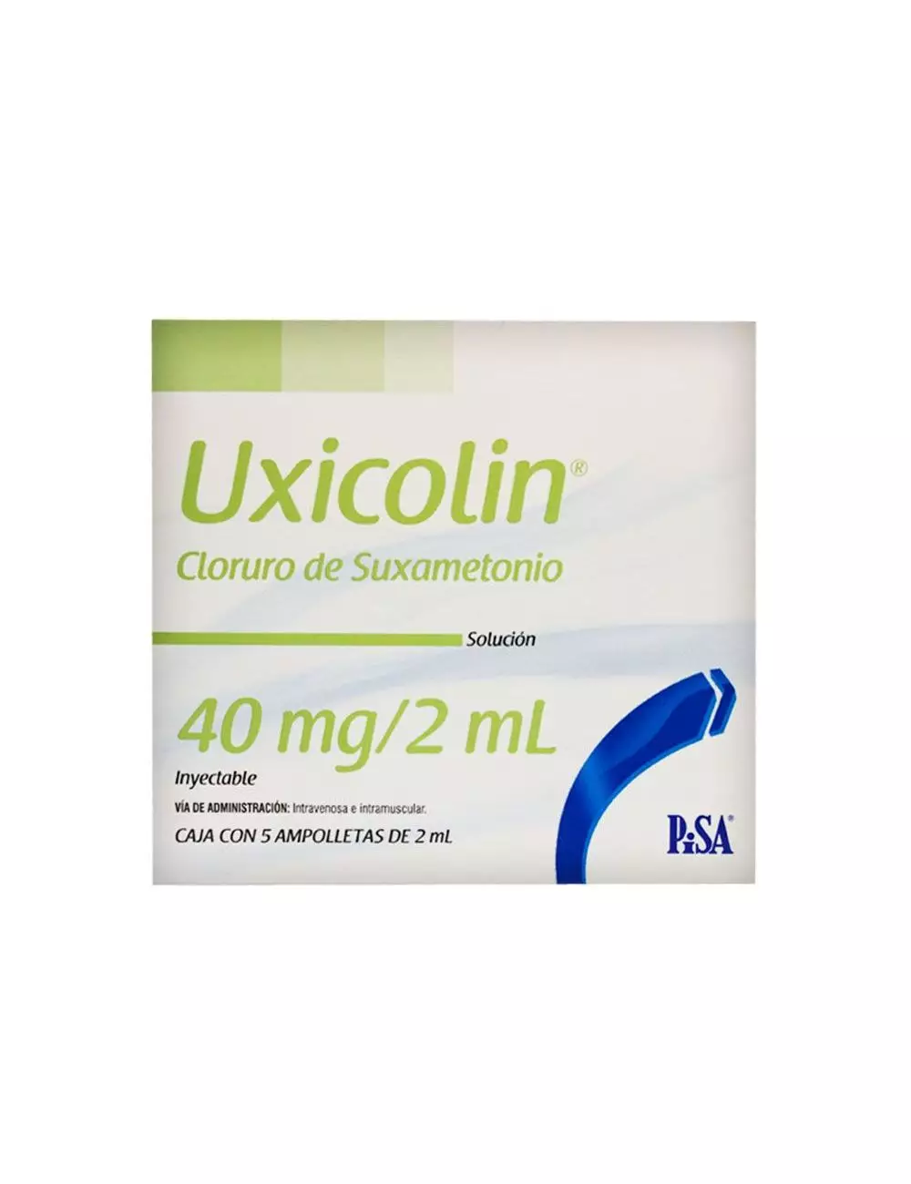 UXICOLIN 40 MG/2ML C/5 AMP