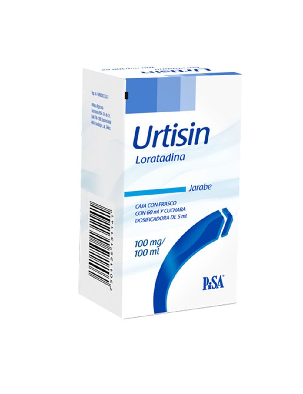 Urtisin  Jarabe 100 mg Frasco Con 60 mL