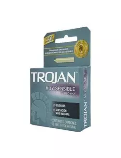 Trojan Lubricado Caja Con 3 Condones