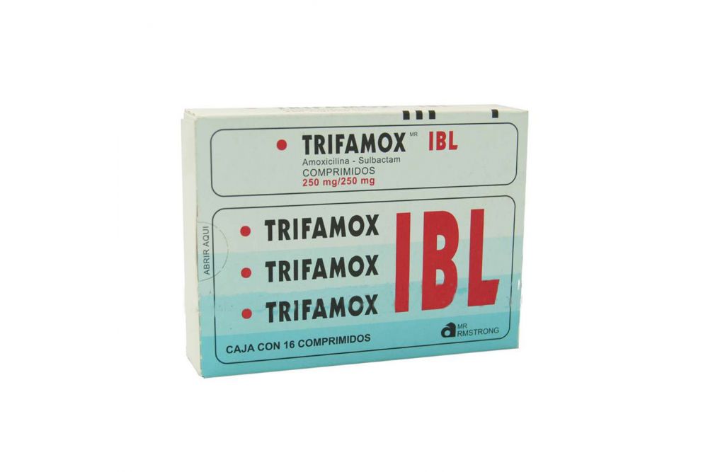 Trifamox-IBL 250mg/250mg Caja Con 16 Comprimidos - RX2