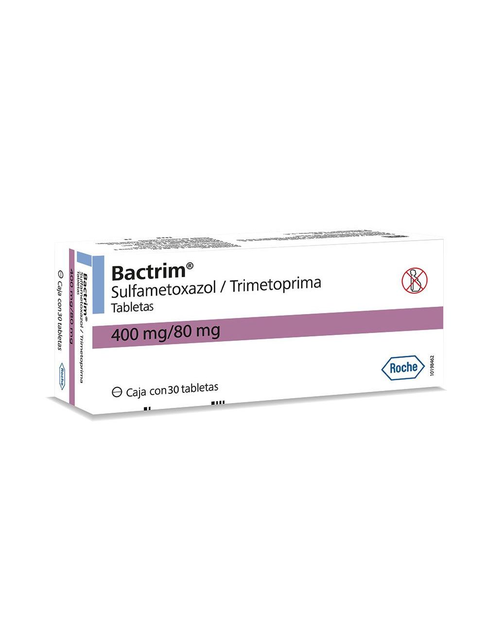 Bactrim 400 mg/ 80 mg Caja Con 30 Tabletas - RX2 Bactrim 400 mg/ 80 mg Caja Con 30 Tabletas - RX2