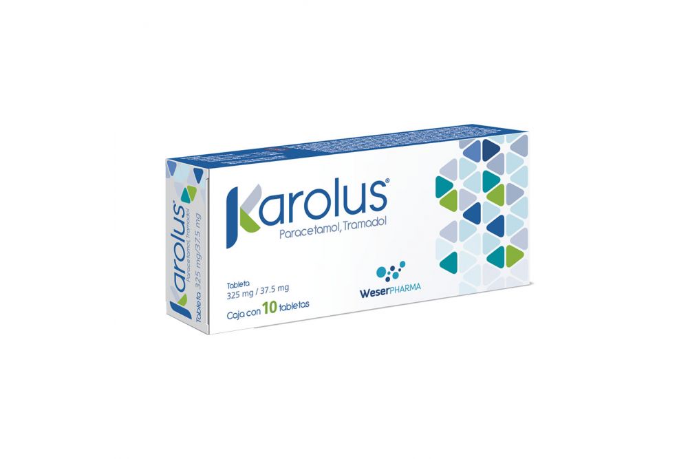 Karolus 325/37.5 mg Caja Con 10 Tabletas