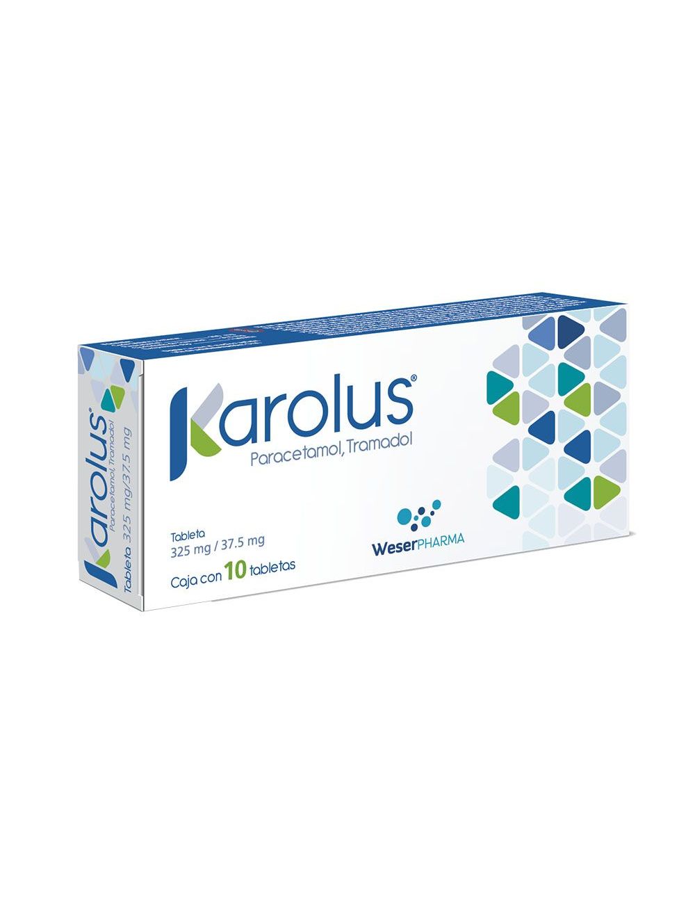 Karolus 325/37.5 mg Caja Con 10 Tabletas