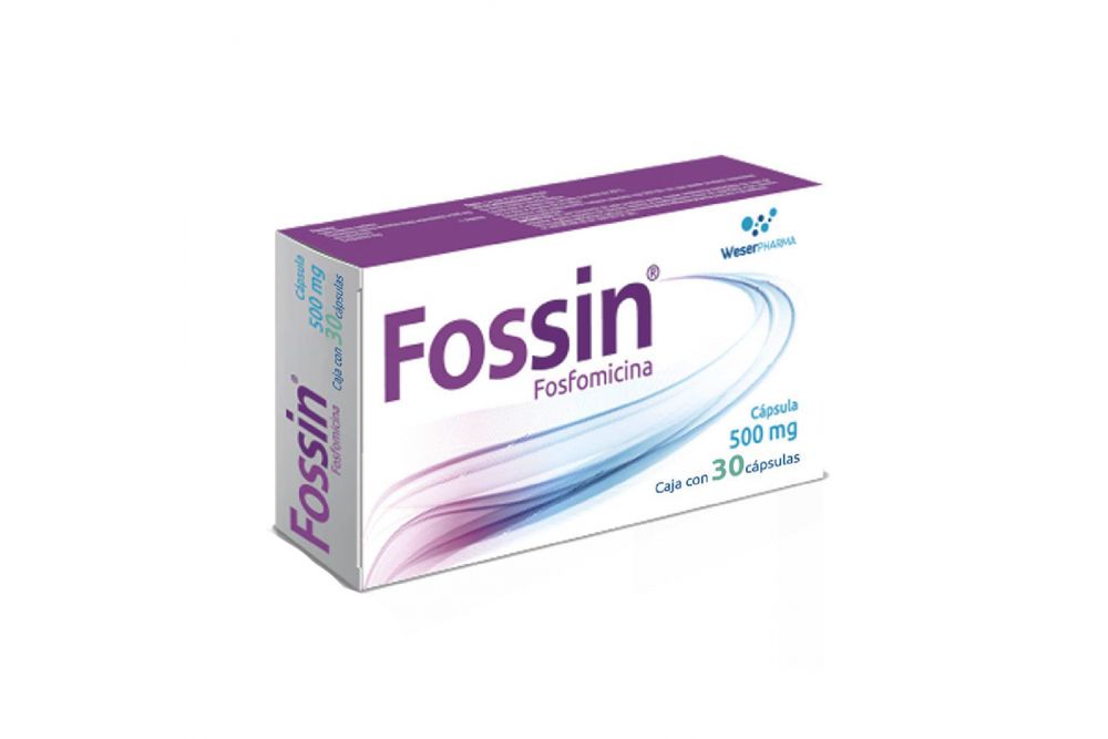 Fossin 500 mg Caja Con 30 Cápsulas - RX2