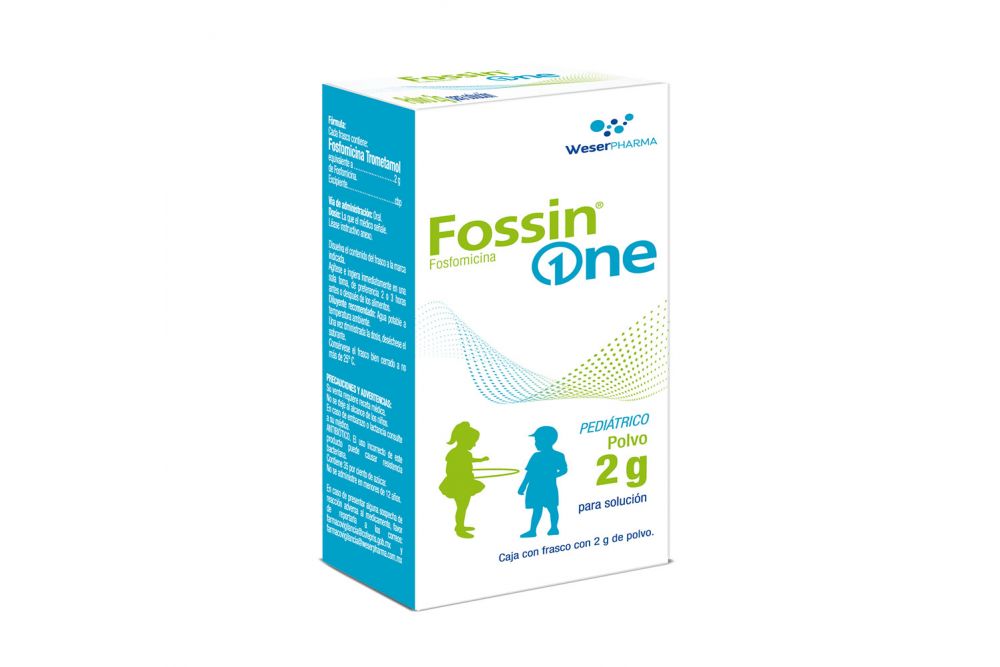 Fossin One Pediátrico Caja Con Frasco Con 2 g De Polvo Para Solución - RX2