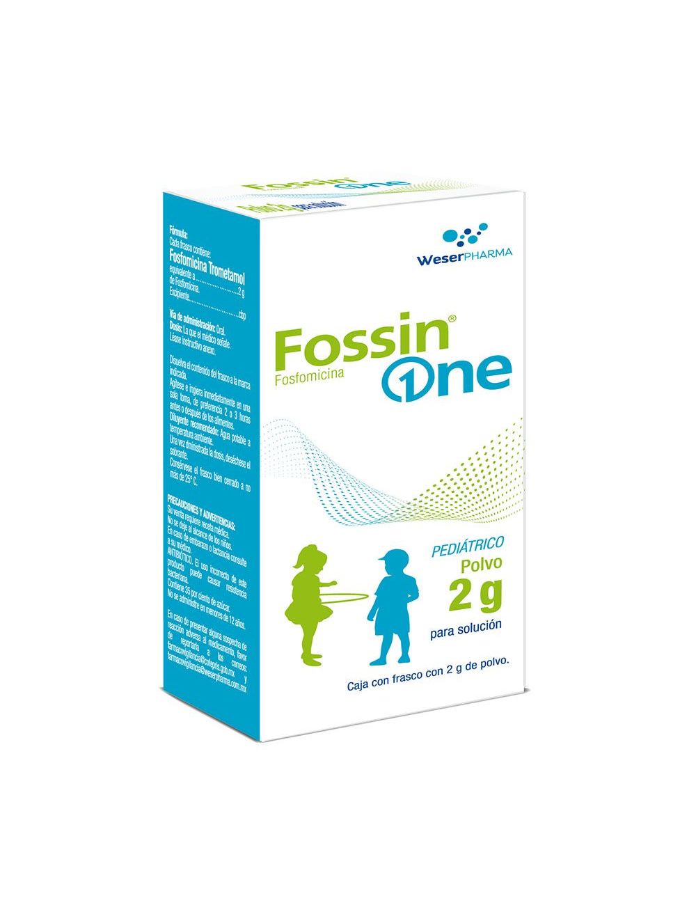 Fossin One Pediátrico Caja Con Frasco Con 2 g De Polvo Para Solución - RX2