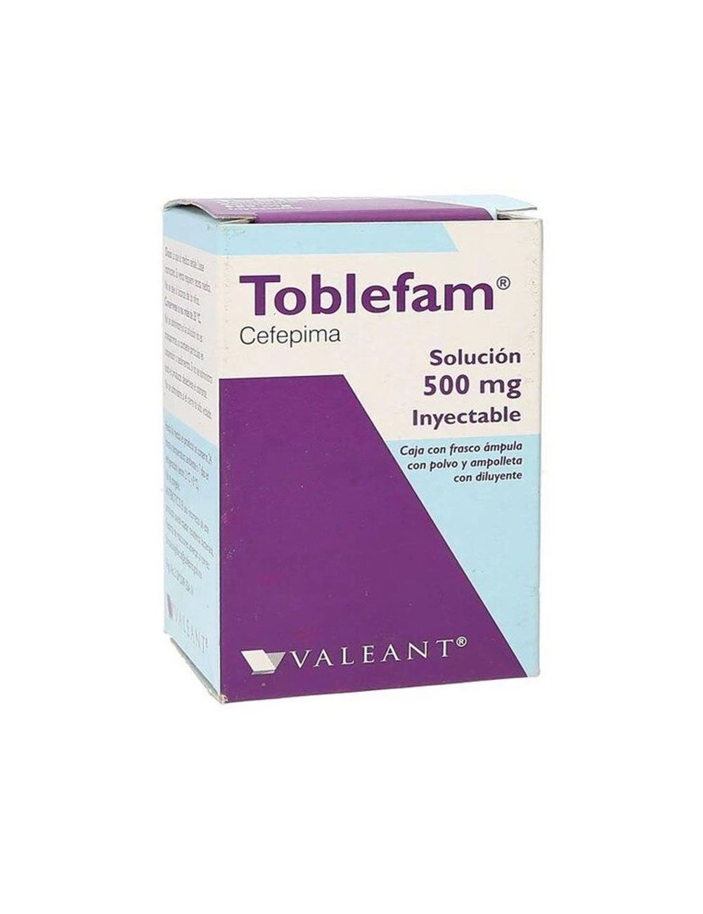 Toblefam 500mg Caja Con Frasco Ámpula Con Polvo Y Ampolleta Con Diluyente RX2