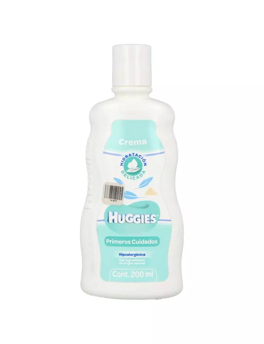 Crema Hipoalergénica Huggies Primeros Cuidados Botella Con 200 mL