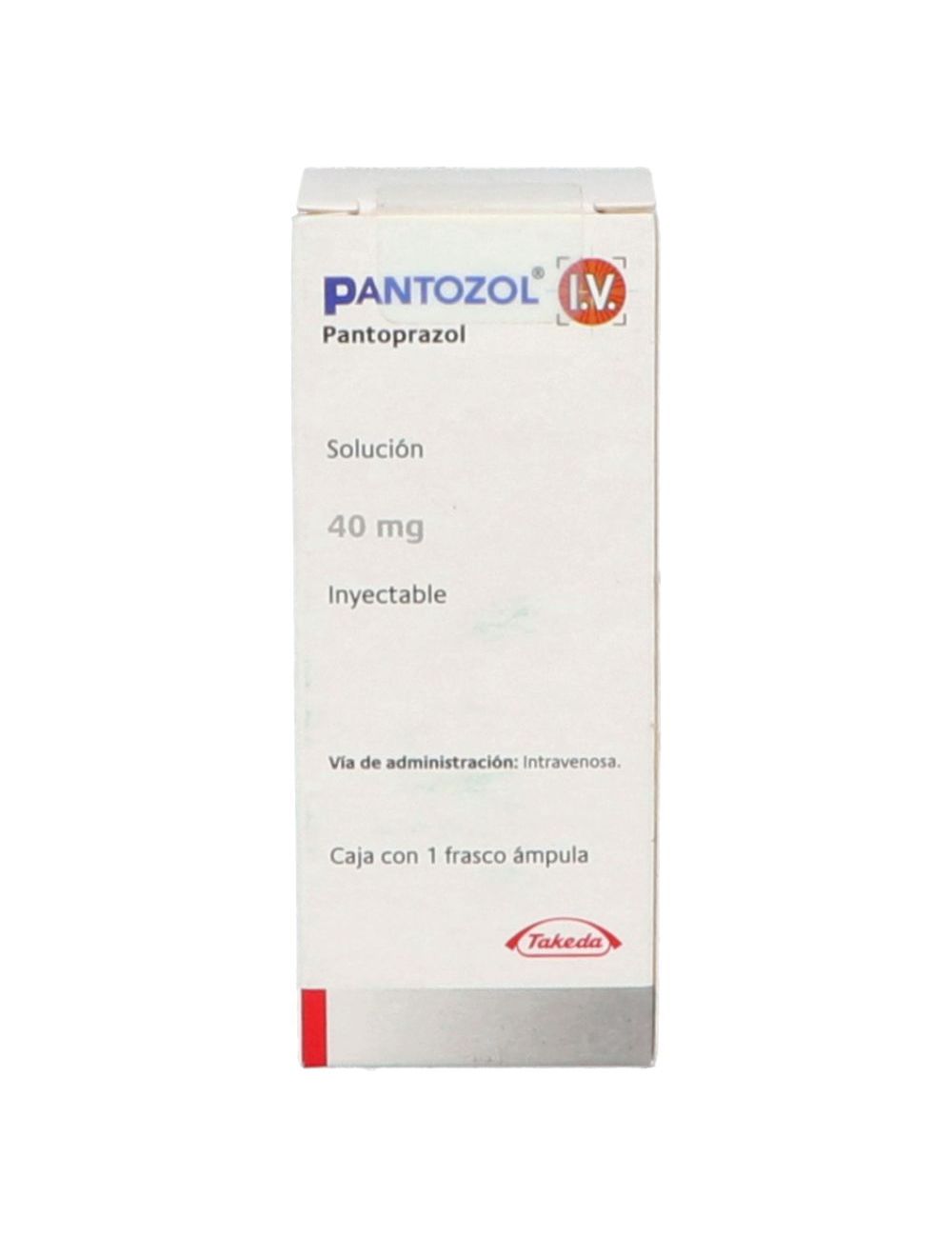 Pantozol i.v 40 mg Caja Con 1 Frasco Ámpula Pantozol i.v 40 mg Caja Con 1 Frasco Ámpula
