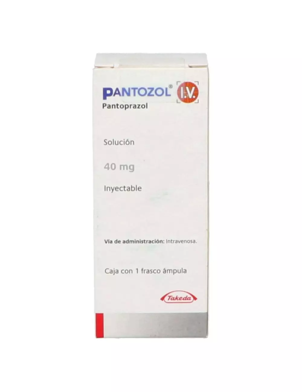 Pantozol i.v 40 mg Caja Con 1 Frasco Ámpula