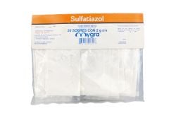 Sulfatiazol Polvo Bolsa Con 25 Sobres De 2 g Cada una