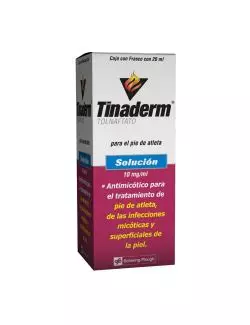 Tinaderm Solución 10 mg / mL Caja Con Frasco Con 20 mL