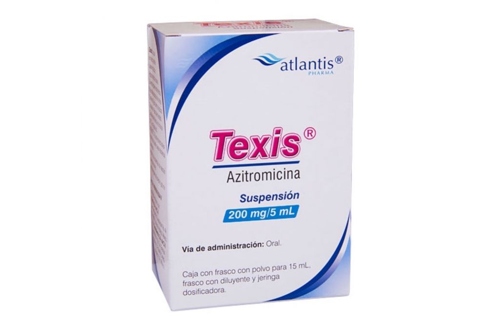 Texis 200 mg / 5 mL Caja Con Polvo Para 15 ML RX2