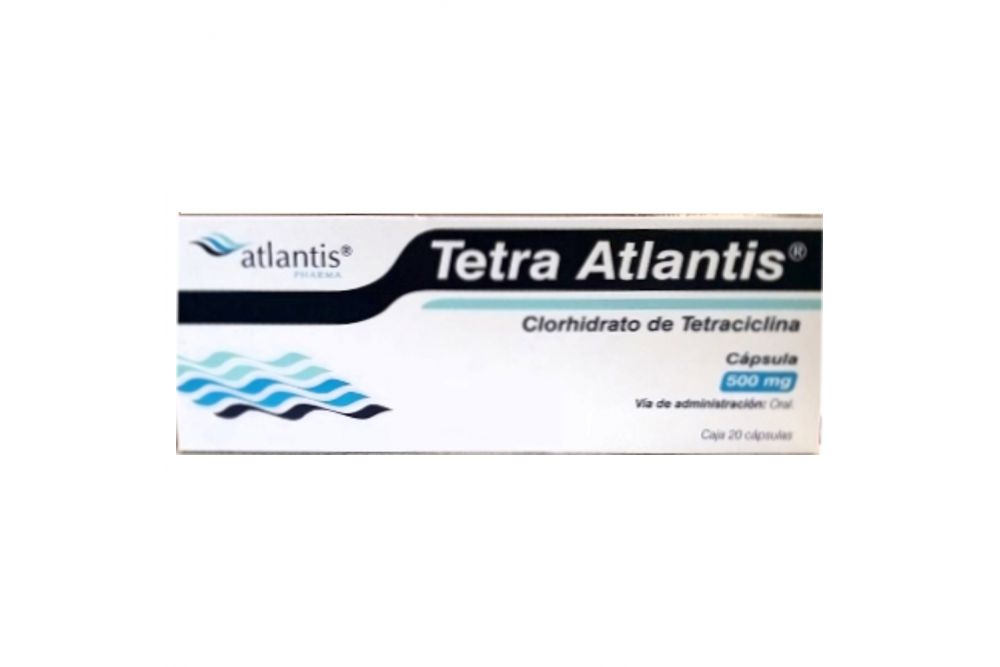 Tetra Atlantis 500 mg Con 20 Cápsulas -RX2