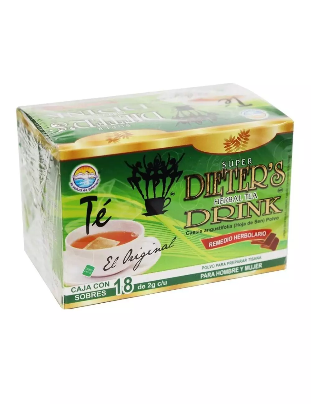 TE DIETERS DRINK NATURAL CAJA CON 18 SOBRES DE 2 G CADA UNO