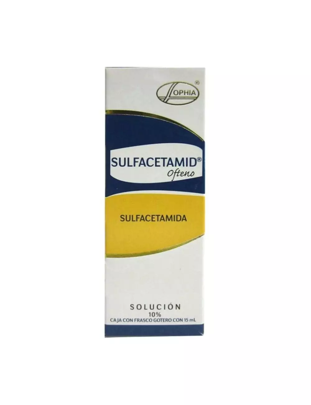 Sulfacetamid Ofteno Solución 10% Caja Con Frasco Gotero Con 15mL