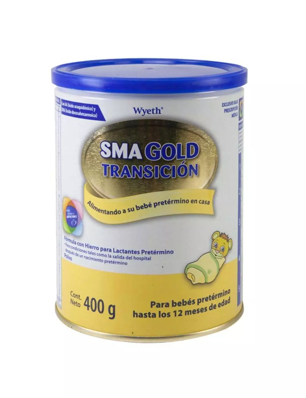 SMA GOLD TRANSICIÓN POLVO LATA CON 400 G
