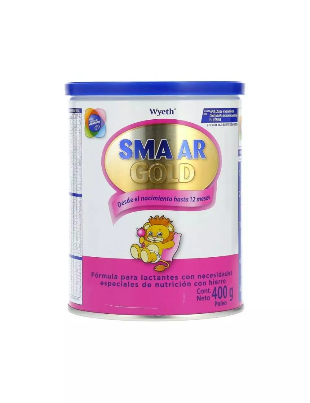 SMA AR GOLD POLVO LATA CON 400 G