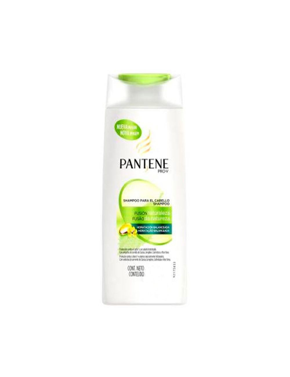 SHAMPOO PANTENE FUSIÓN NATURALEZA HIDRATACIÓN BALANCEADA FRASCO CON 200 ML