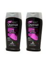 Shampoo Organogal Negro Brillante 2 Botellas Con 300 mL C/U