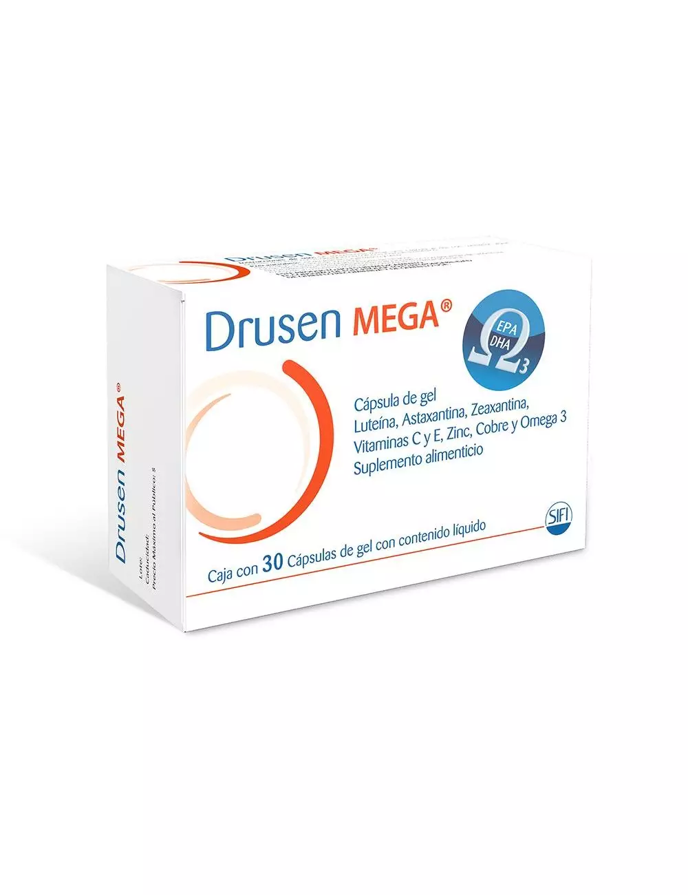 Drusen Mega Caja Con 30 Cápsulas