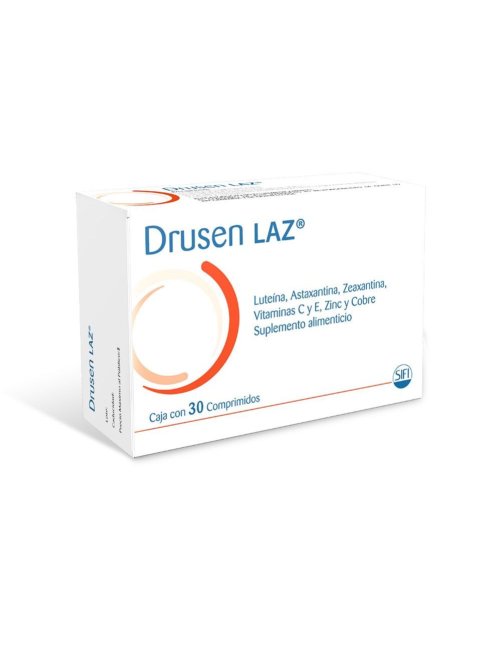 Drusen LAZ Suplemento Alimenticio Caja Con 30 Comprimidos Drusen LAZ Suplemento Alimenticio Caja Con 30 Comprimidos