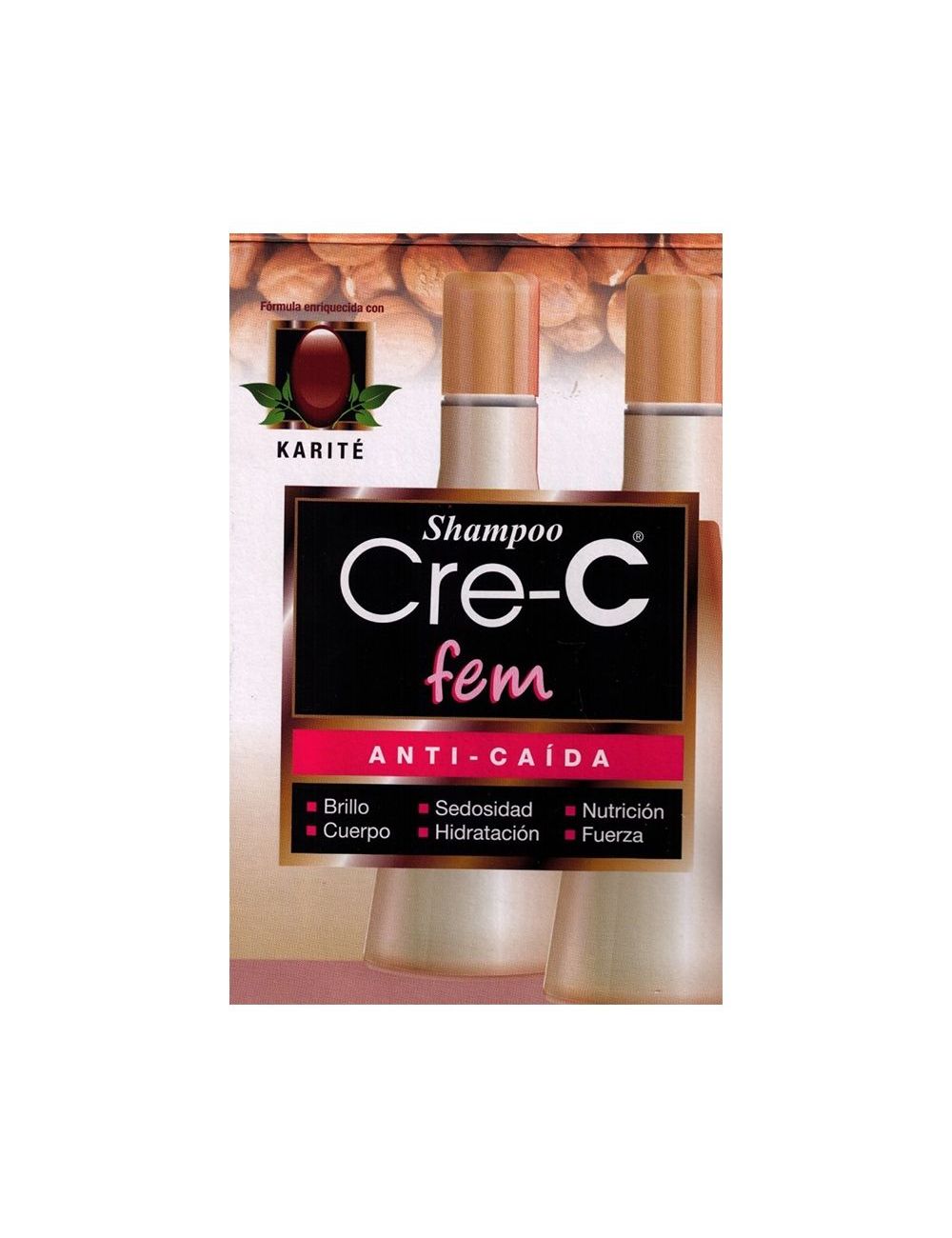 SHAMPOO CRE-C FEM ANTI-CAIDA CAJA CON 3 PIEZAS